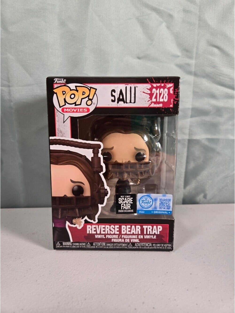 Funko Pop! Movies Saw Reverse Bear Trap Vinyl Figure #2128 - Scare Fair Limited